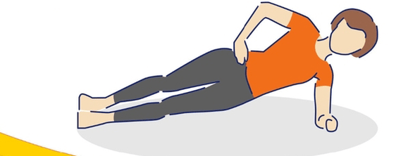 side plank alang sa pagkawala sa timbang